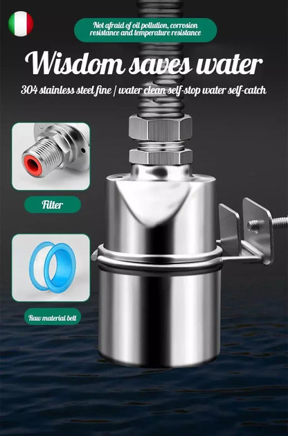 💧 304 Stainless Steel Float Valve—Automatic Water Level Control! 🚰