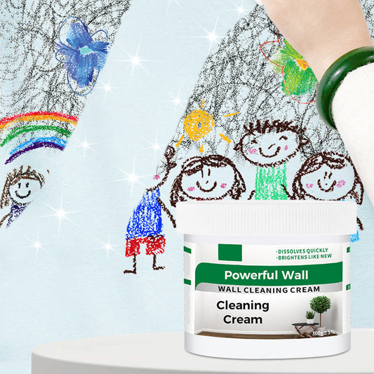 🔥Only £14.99 a bottle, large volume (300g), buy more discount Powerful Wall Cleaning Cream