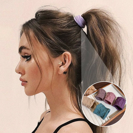 🎀 High Elasticity Breathable Hair Tie,Effortlessly Create a No-Damage High Ponytail! 🌟